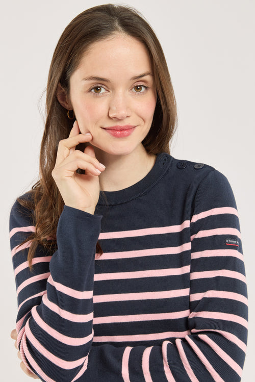 Pull marin rayé - coton - Armor-lux - 2