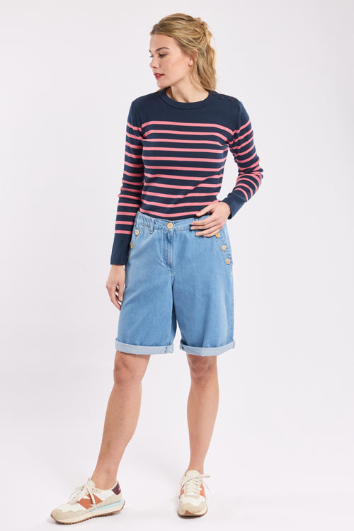 Nautical striped jumper — cotton - Armor-lux - 2