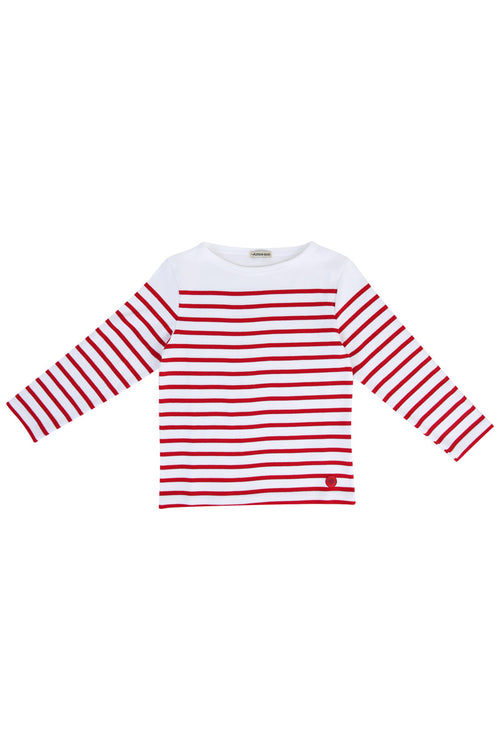 Matrosenshirt „Amiral“ KIDS – dicke Baumwolle - Armor-lux - 1