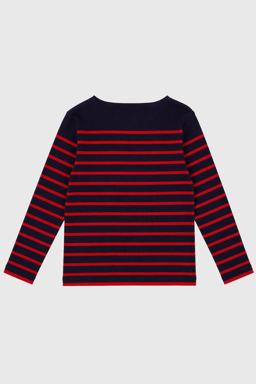 “Amiral” Breton striped shirt Kids - thick cotton - Armor-lux - 2