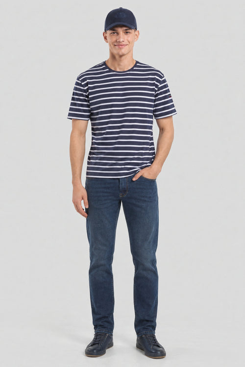 Jean Lougre coupe regular - coton - Armor-lux - 1