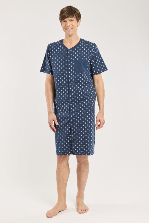 Printed nightshirt - lightweight cotton - Armor-lux - 1