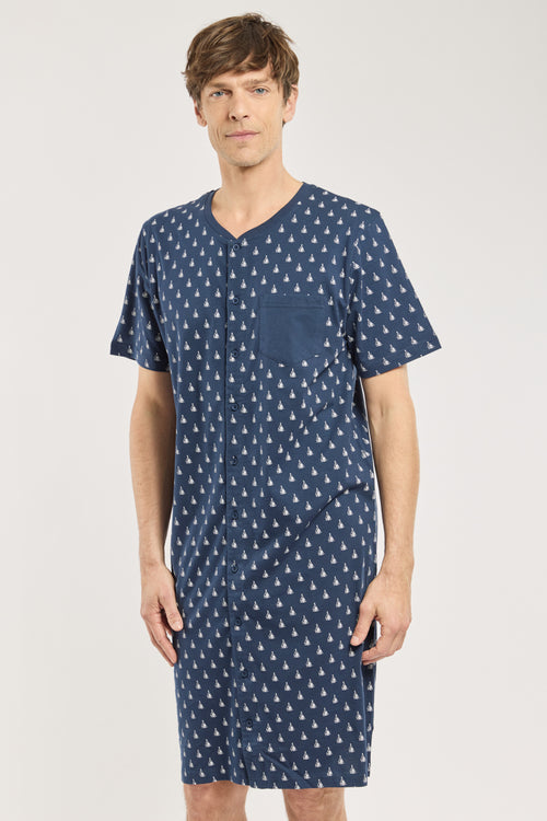 Printed nightshirt - lightweight cotton - Armor-lux - 3
