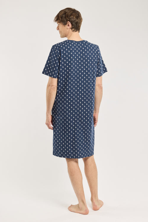 Printed nightshirt - lightweight cotton - Armor-lux - 4