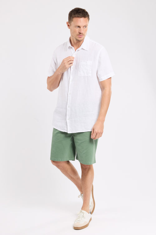 Short-sleeved shirt - linen - Armor-lux - 3