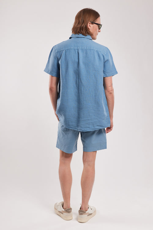 Short-sleeved shirt - linen - Armor-lux - 4