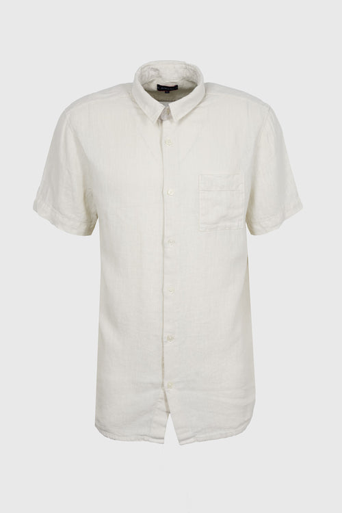Short-sleeved shirt - linen - Armor-lux - 1