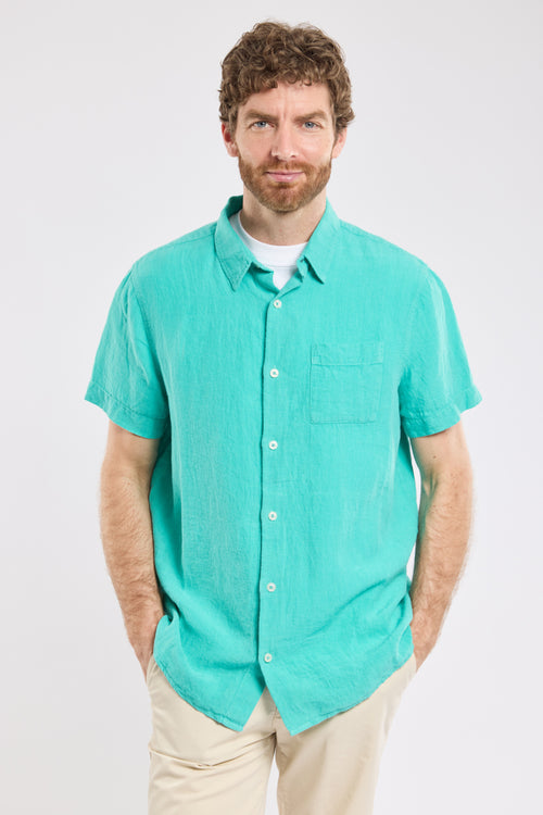 Short-sleeved shirt - linen - Armor-lux - 3