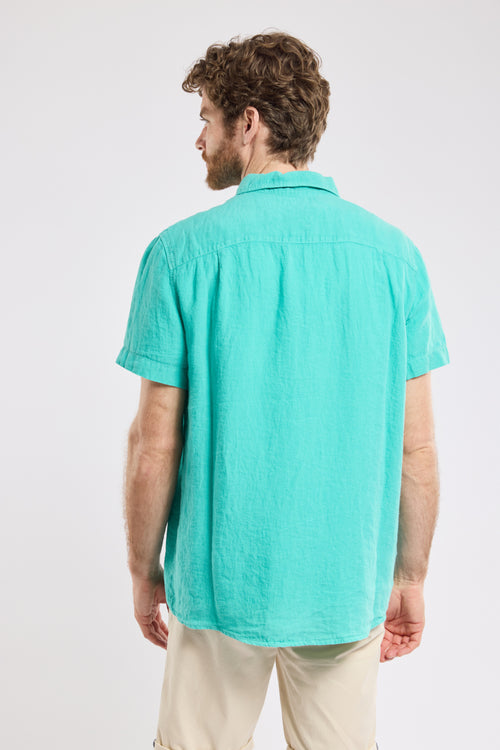 Short-sleeved shirt - linen - Armor-lux - 4