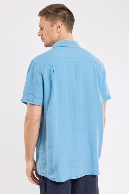 Short-sleeved shirt - linen - Armor-lux - 4