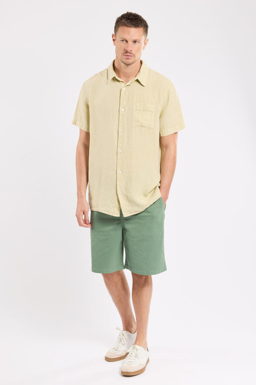 Short-sleeved shirt - linen - Armor-lux - 3