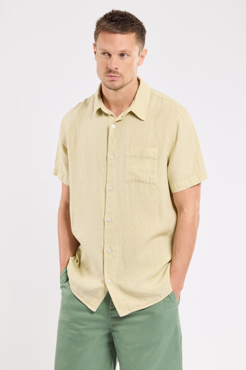 Short-sleeved shirt - linen - Armor-lux - 4