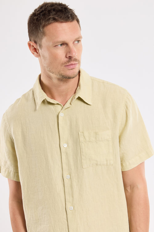 Short-sleeved shirt - linen - Armor-lux - 2