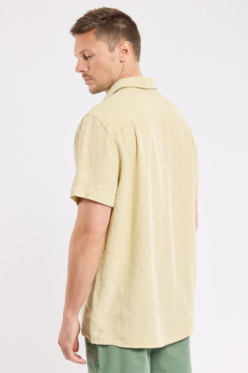 Short-sleeved shirt - linen - Armor-lux - 5