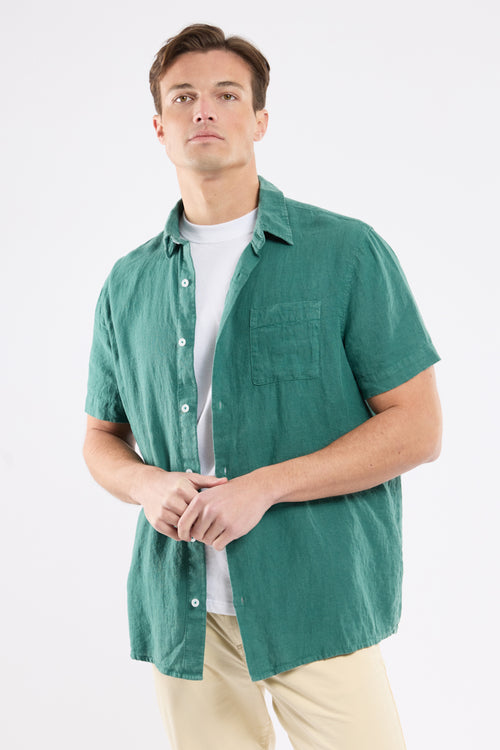 Chemise manches courtes - lin - Armor-lux - 1