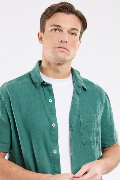 Chemise manches courtes - lin - Armor-lux - 2