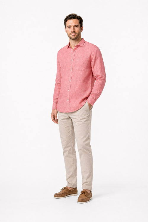 Chemise coupe confort - lin - Armor-lux - 4