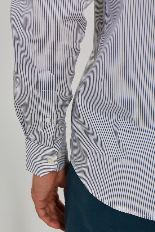 Chemise rayée en coton - coupe droite - Armor-lux - 4