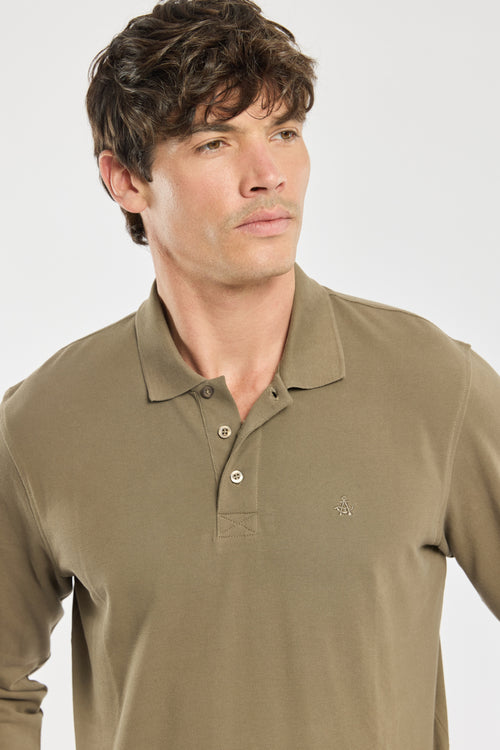 Long-sleeve polo - piqué cotton - Armor-lux - 2