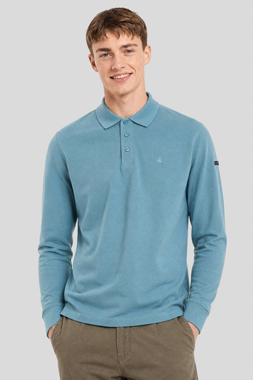 Polo manches longues - coton piqué - Armor-lux - 1