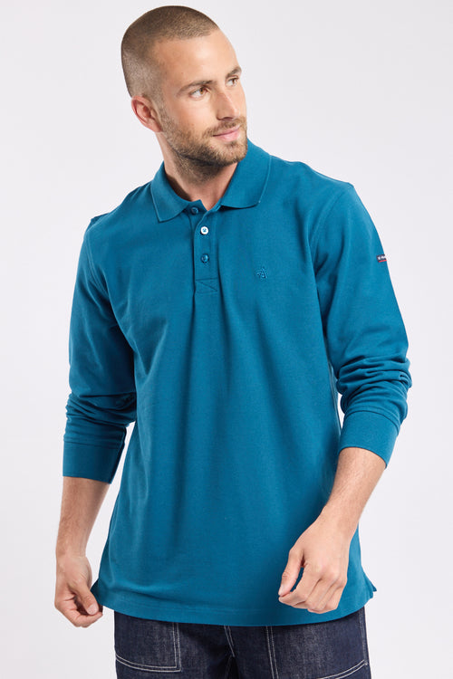 Poloshirt mit langen Ärmeln – Baumwoll-Pikee - Armor-lux - 3