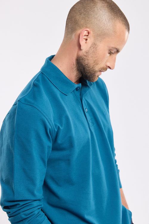 Poloshirt mit langen Ärmeln – Baumwoll-Pikee - Armor-lux - 4