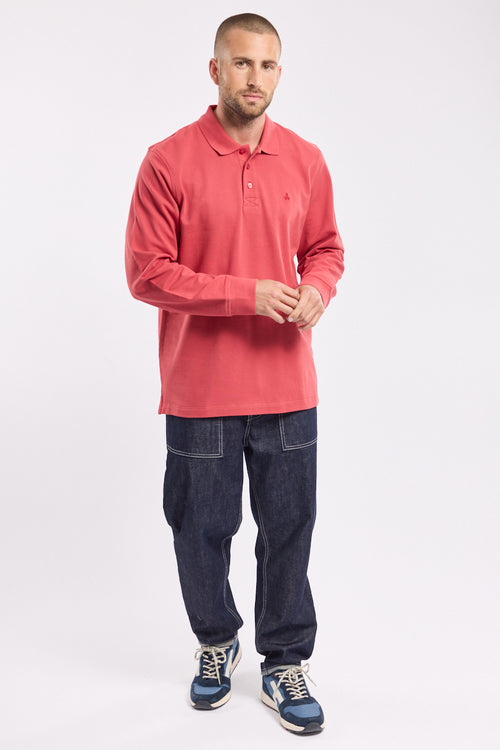 Poloshirt mit langen Ärmeln – Baumwoll-Pikee - Armor-lux - 1