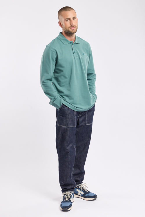 Poloshirt mit langen Ärmeln – Baumwoll-Pikee - Armor-lux - 1