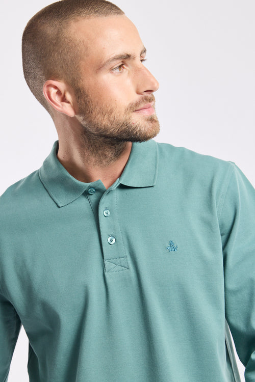 Poloshirt mit langen Ärmeln – Baumwoll-Pikee - Armor-lux - 3