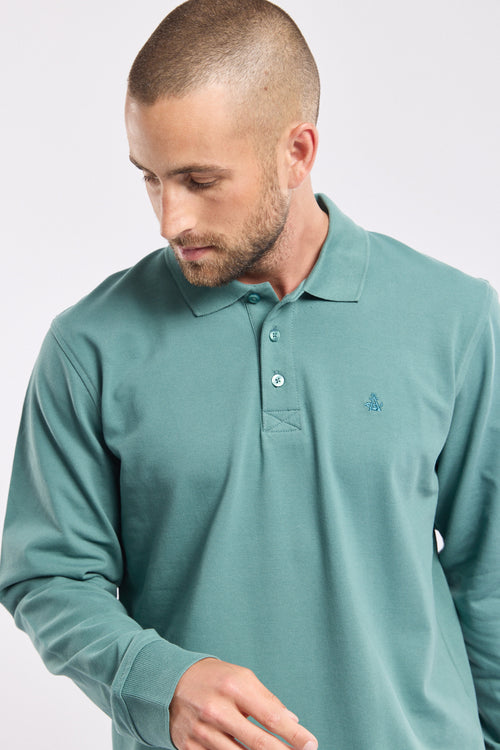 Poloshirt mit langen Ärmeln – Baumwoll-Pikee - Armor-lux - 4