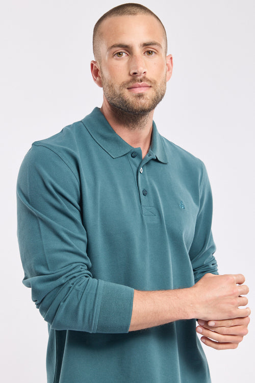 Poloshirt mit langen Ärmeln – Baumwoll-Pikee - Armor-lux - 3