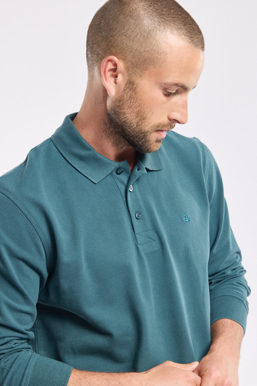 Poloshirt mit langen Ärmeln – Baumwoll-Pikee - Armor-lux - 4