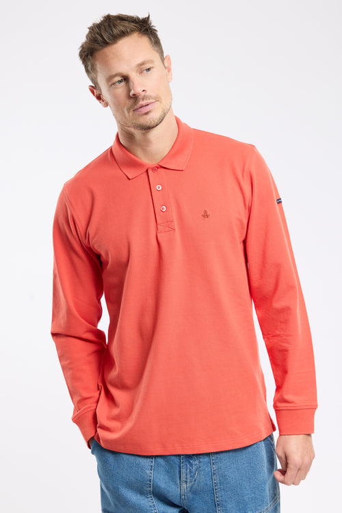 Polo manches longues - coton piqué - Armor-lux - 1