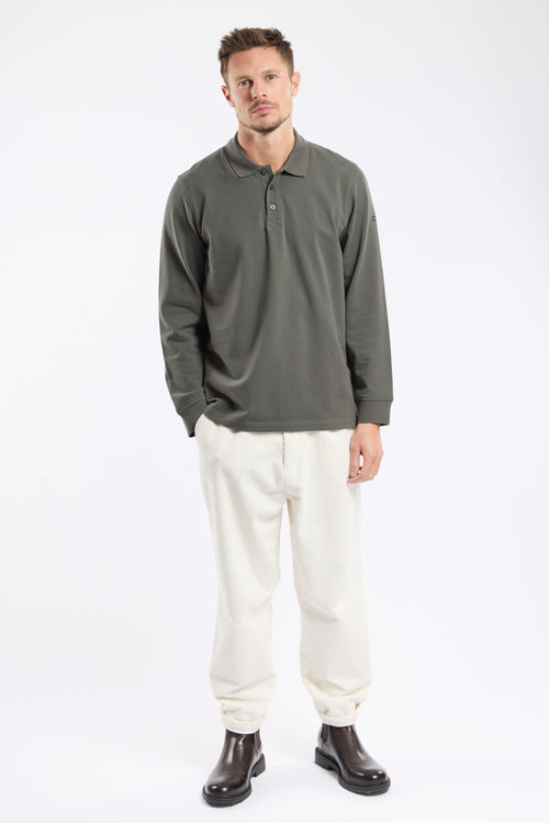 Polo manches longues - coton piqué - Armor-lux - 3