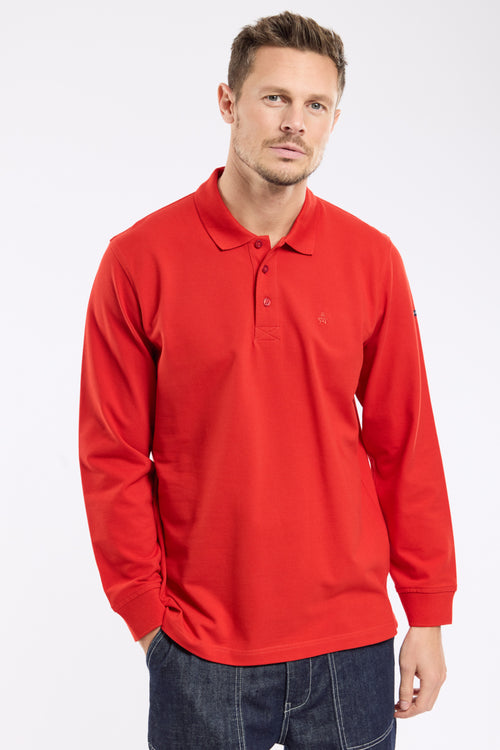 Polo manches longues - coton piqué - Armor-lux - 1