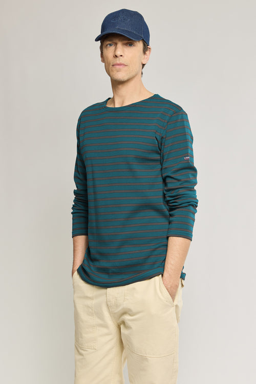 Fitted Breton striped shirt - heavy cotton - Armor-lux - 1
