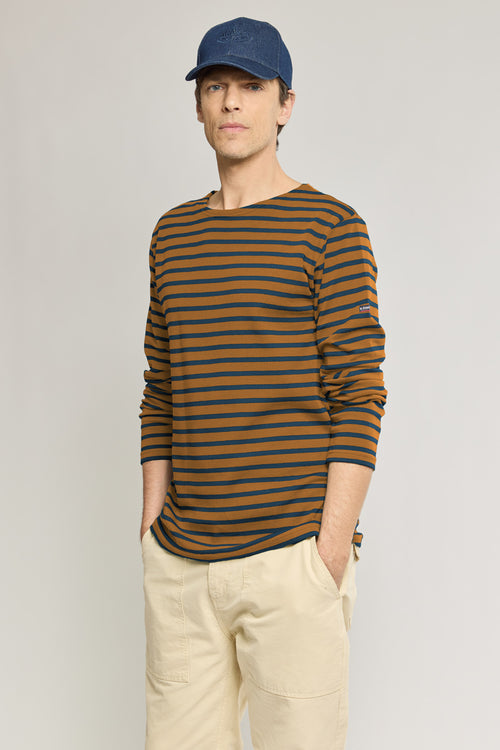 Fitted Breton striped shirt - heavy cotton - Armor-lux - 1