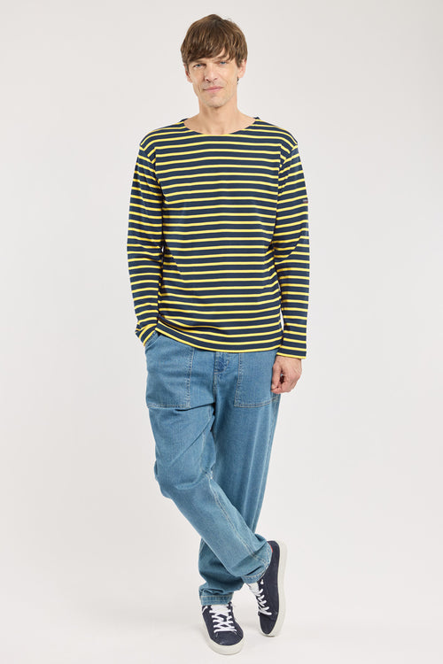 Fitted Breton striped shirt - heavy cotton - Armor-lux - 2