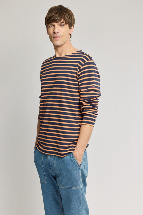Fitted Breton striped shirt - heavy cotton - Armor-lux - 1