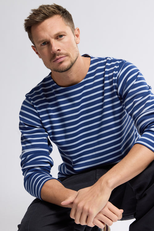 Heritage Breton striped shirt – thick cotton - Armor-lux - 1