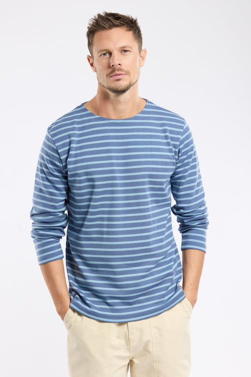 Heritage Breton striped shirt – thick cotton - Armor-lux - 4