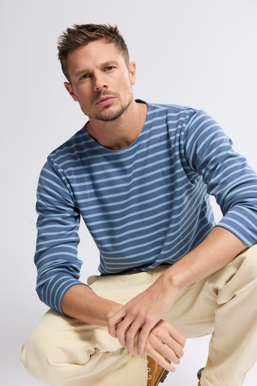 Heritage Breton striped shirt – thick cotton - Armor-lux - 1
