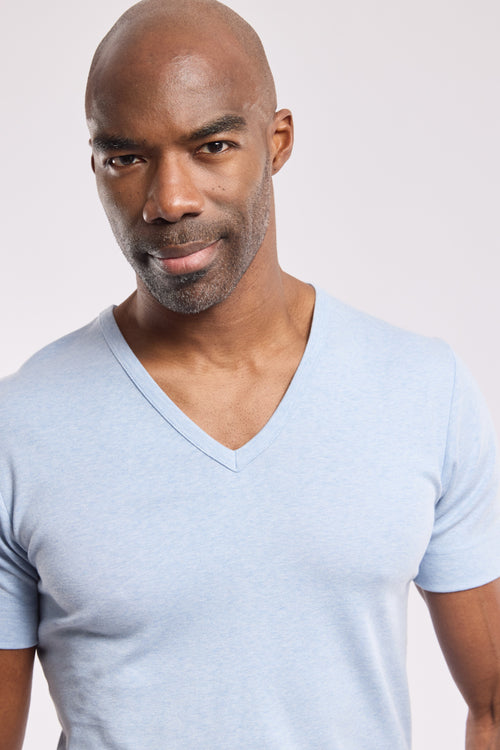 T-shirt col V - coton - Armor-lux - 2