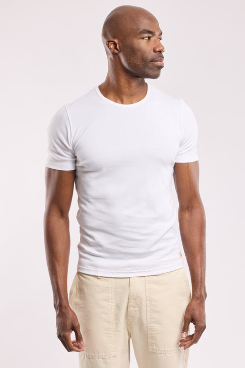 T-shirt col ras du cou - coton épais - Armor-lux - 1