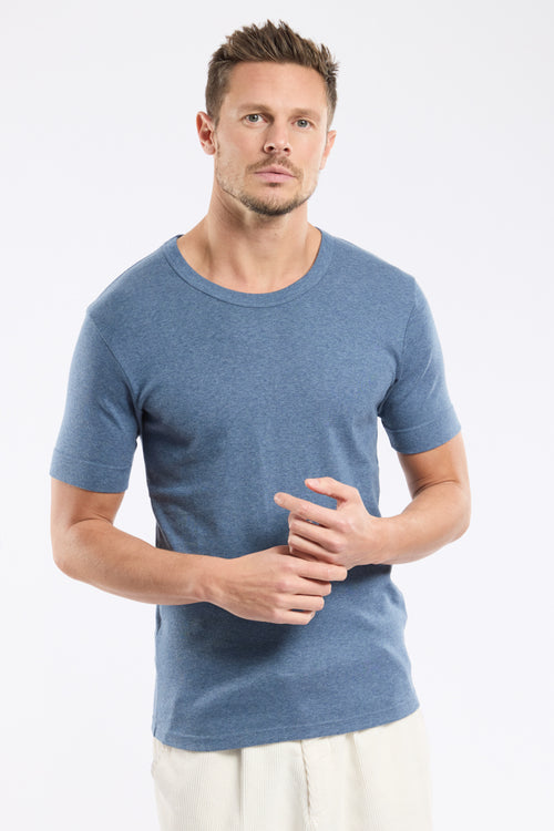 T-shirt col ras du cou - coton épais - Armor-lux - 1