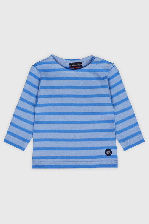 Baby Breton striped shirt - rustic cotton - Armor-lux - 1