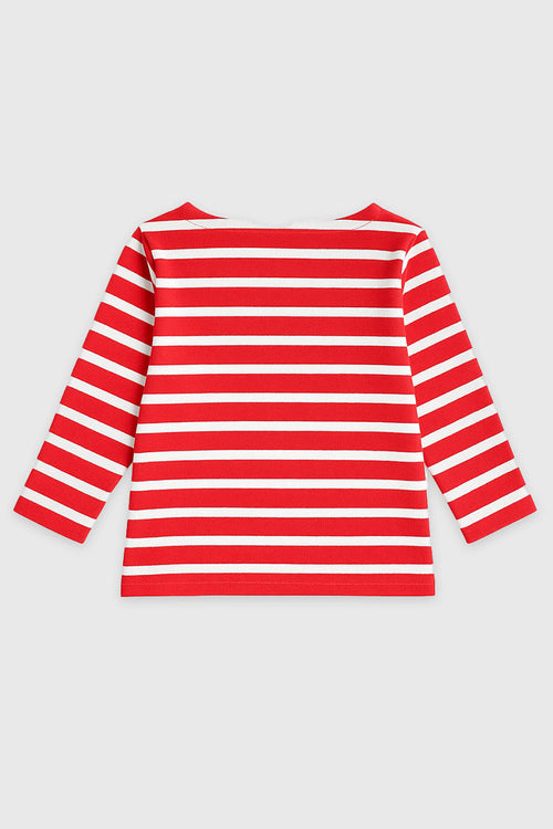 Baby Breton striped shirt - rustic cotton - Armor-lux - 2