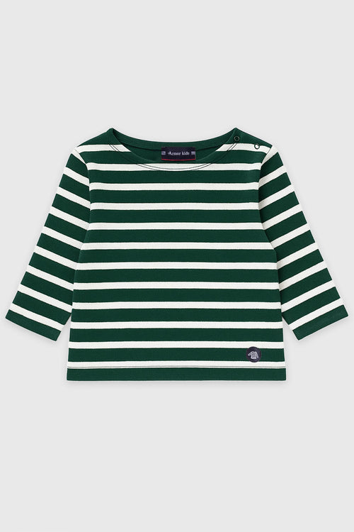 Baby Breton striped shirt - rustic cotton - Armor-lux - 1