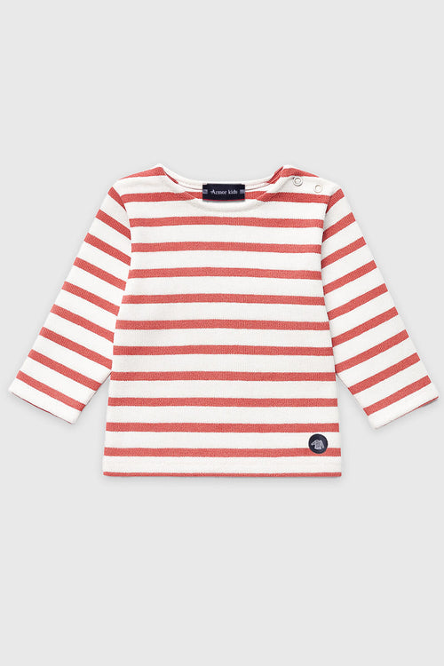 Baby Breton striped shirt - rustic cotton - Armor-lux - 1