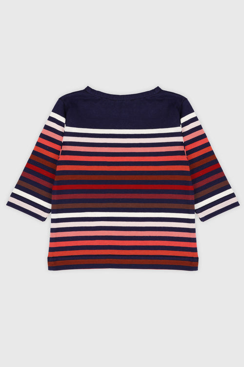 10-colour Baby Breton striped shirt - light cotton - Armor-lux - 2